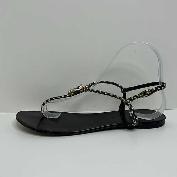 Giuseppe Zanotti python-embossed sandals sz 39 - Picture 5 of 9